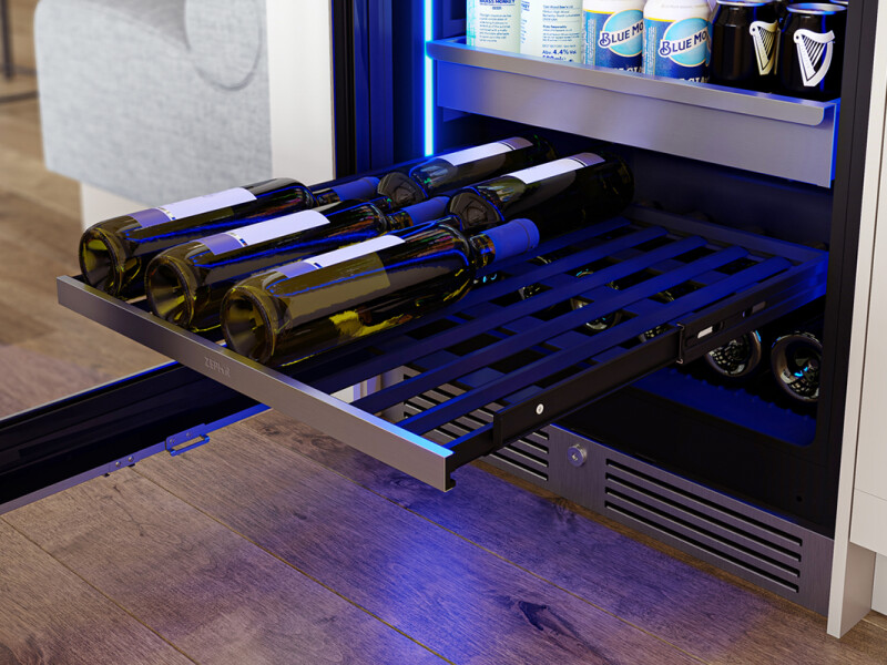 24" Full Size Single Zone Beverage Cooler PRB24F01BG