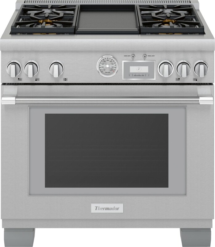 Dual Fuel Professional Range 36" Pro Grand Commercial Depth PRD364WDGU