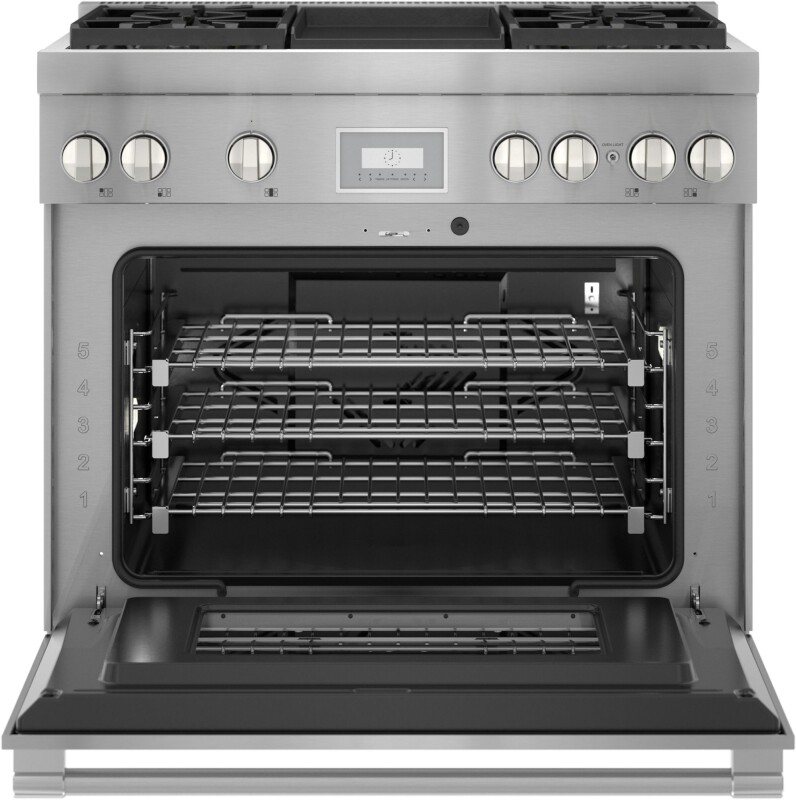 Dual Fuel Professional Range 36" Pro Harmony Standard Depth PRD364WDHU