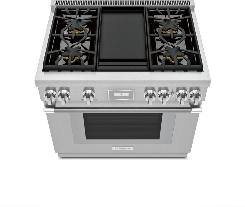 Dual Fuel Professional Range 36" Pro Harmony Standard Depth PRD364WDHU