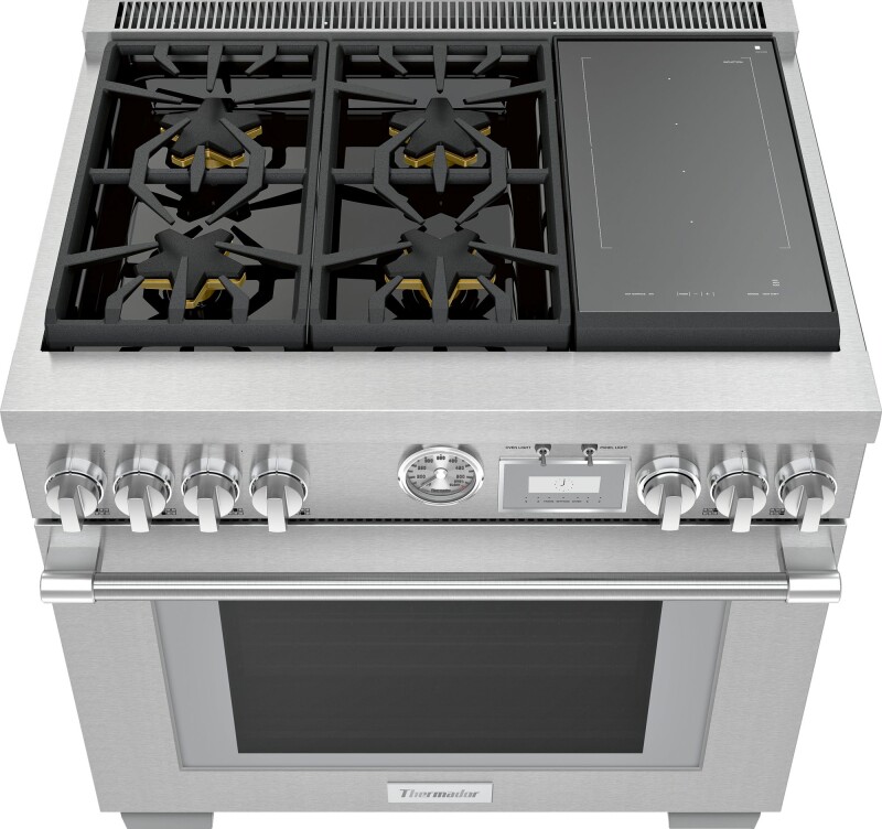 Dual Fuel Professional Range 36" Pro Grand Commercial Depth PRD364WIGU