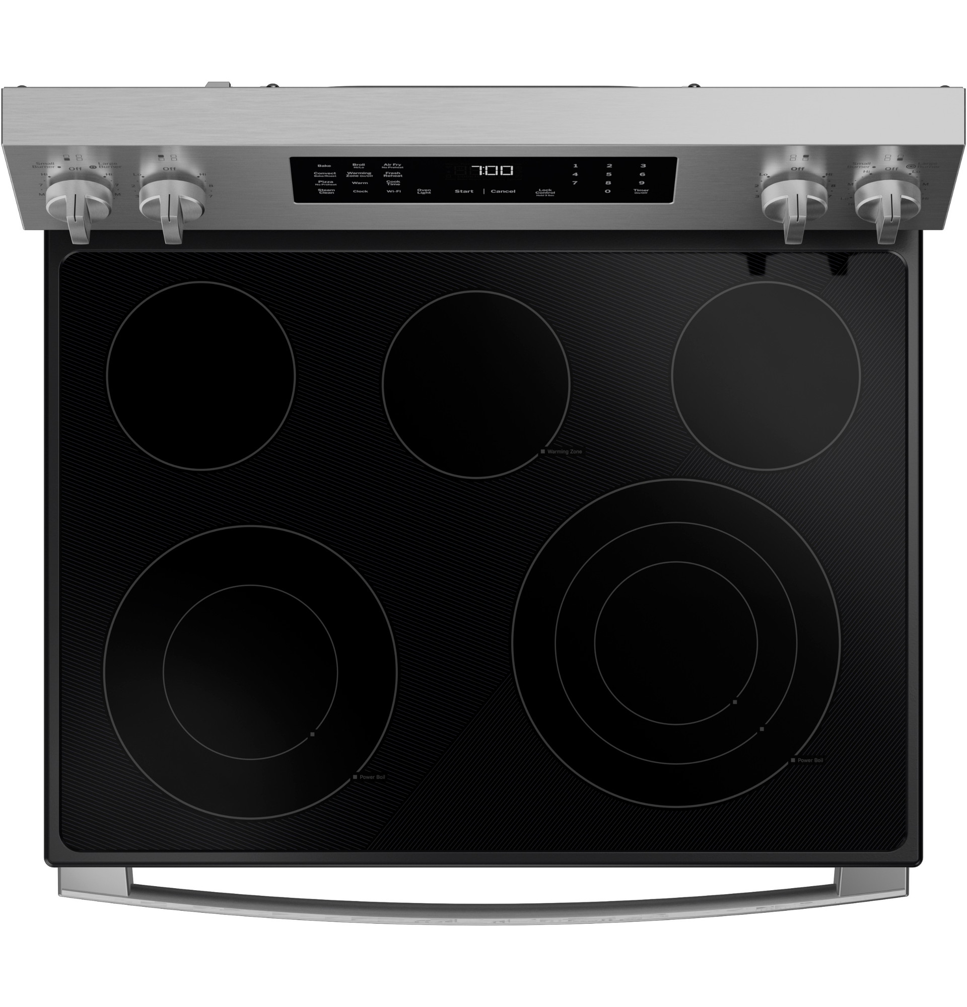 30” Smart Free-Standing Electric Convection Range with No Preheat Air Fry and EasyWash Oven Tray PRF700AYFS