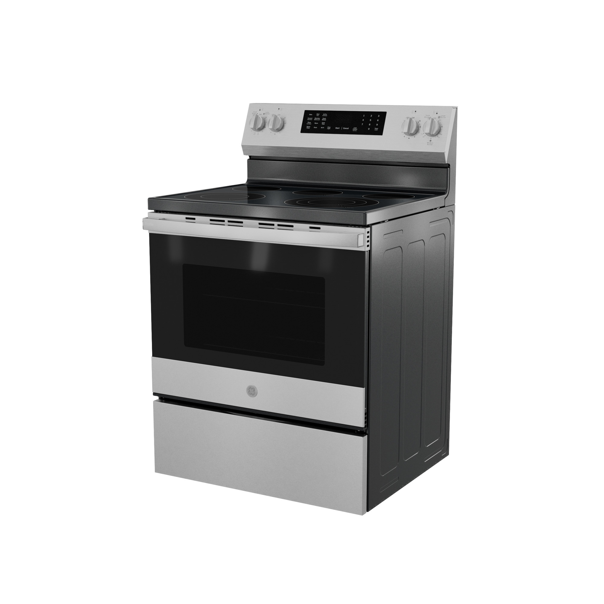30” Smart Free-Standing Electric Convection Range with No Preheat Air Fry and EasyWash Oven Tray PRF700AYFS