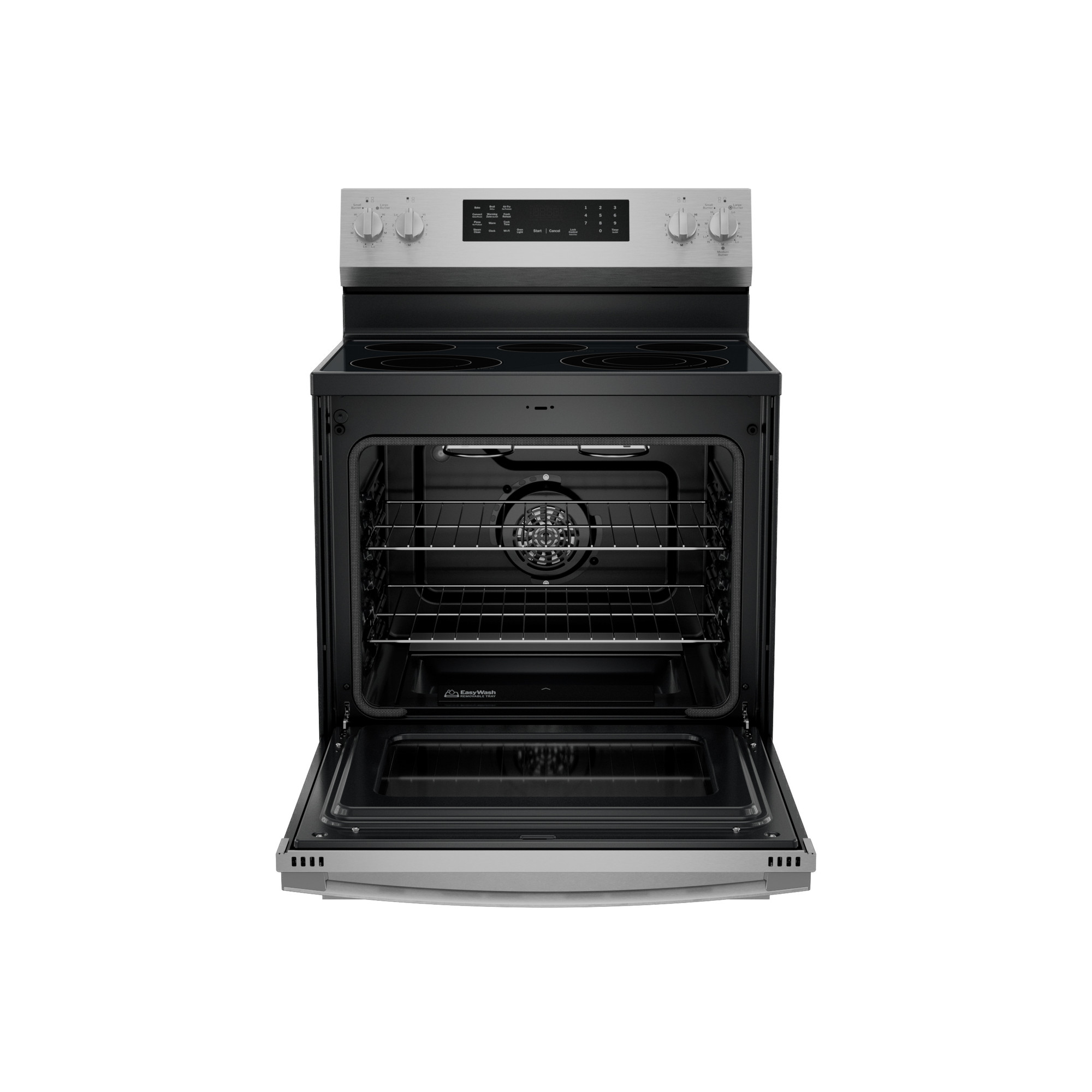 30” Smart Free-Standing Electric Convection Range with No Preheat Air Fry and EasyWash Oven Tray PRF700AYFS