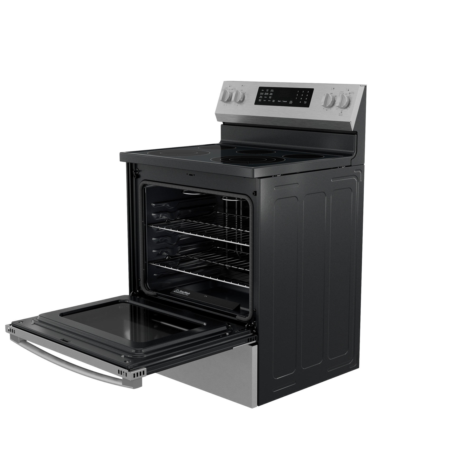 30” Smart Free-Standing Electric Convection Range with No Preheat Air Fry and EasyWash Oven Tray PRF700AYFS