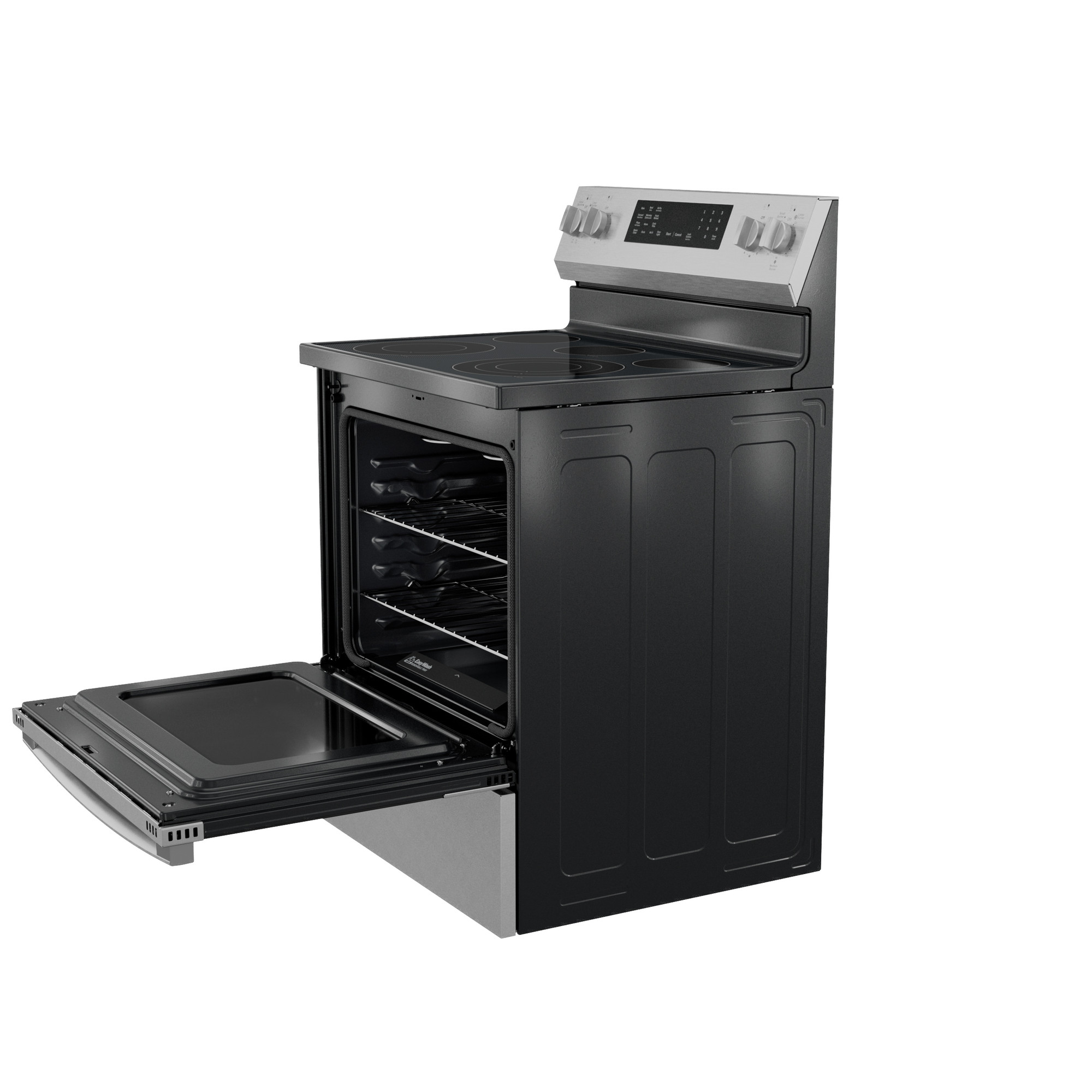 30” Smart Free-Standing Electric Convection Range with No Preheat Air Fry and EasyWash Oven Tray PRF700AYFS