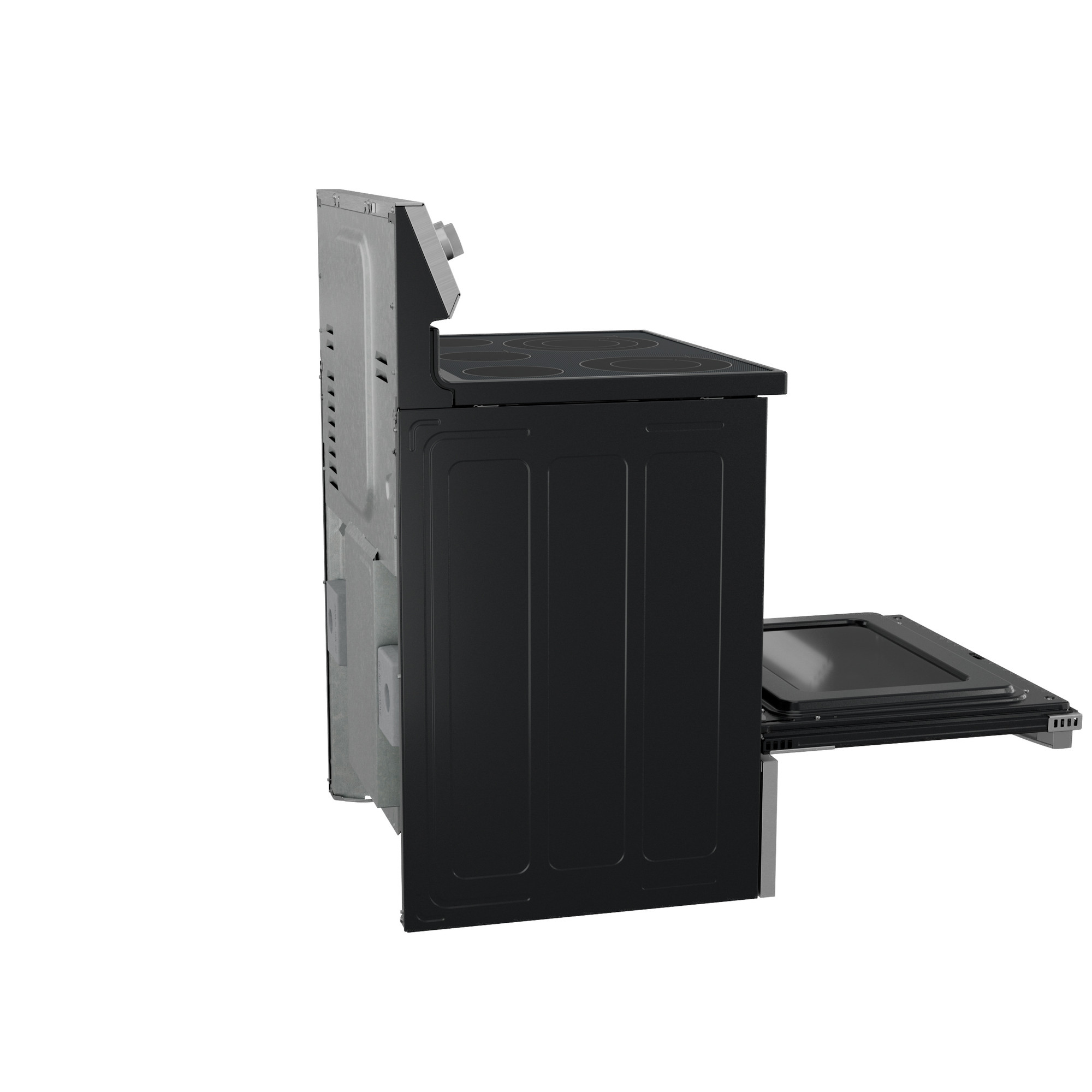 30” Smart Free-Standing Electric Convection Range with No Preheat Air Fry and EasyWash Oven Tray PRF700AYFS