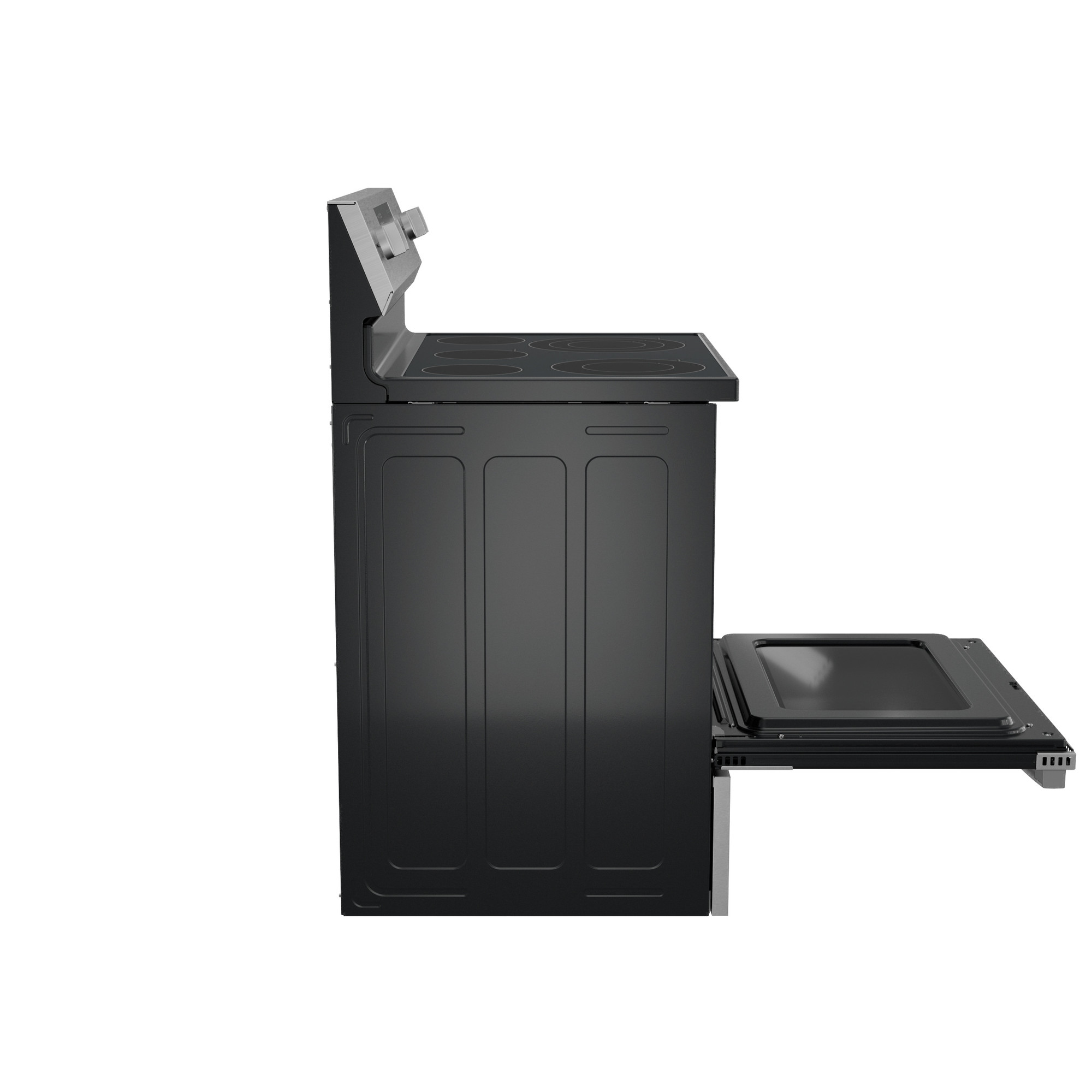 30” Smart Free-Standing Electric Convection Range with No Preheat Air Fry and EasyWash Oven Tray PRF700AYFS