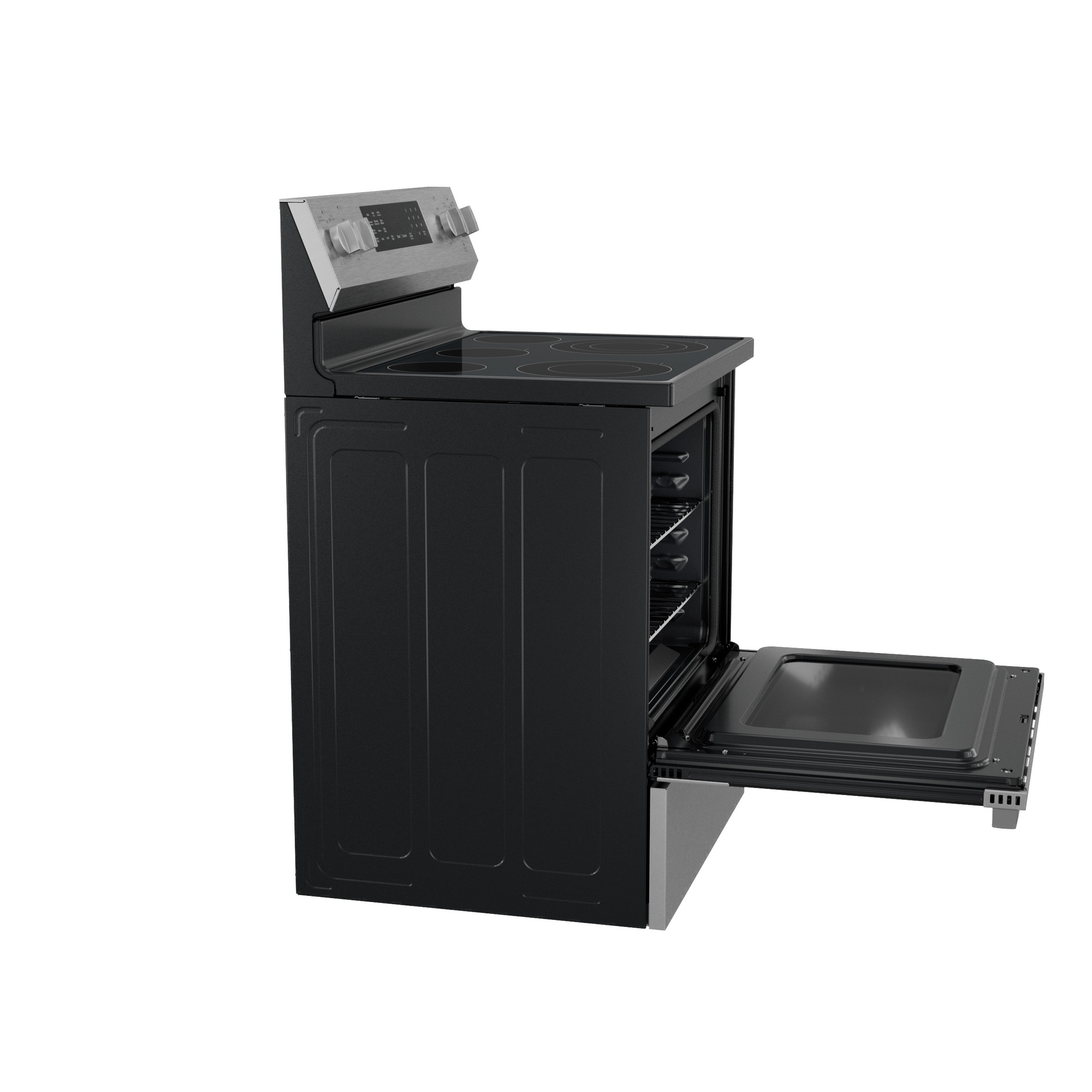 30” Smart Free-Standing Electric Convection Range with No Preheat Air Fry and EasyWash Oven Tray PRF700AYFS