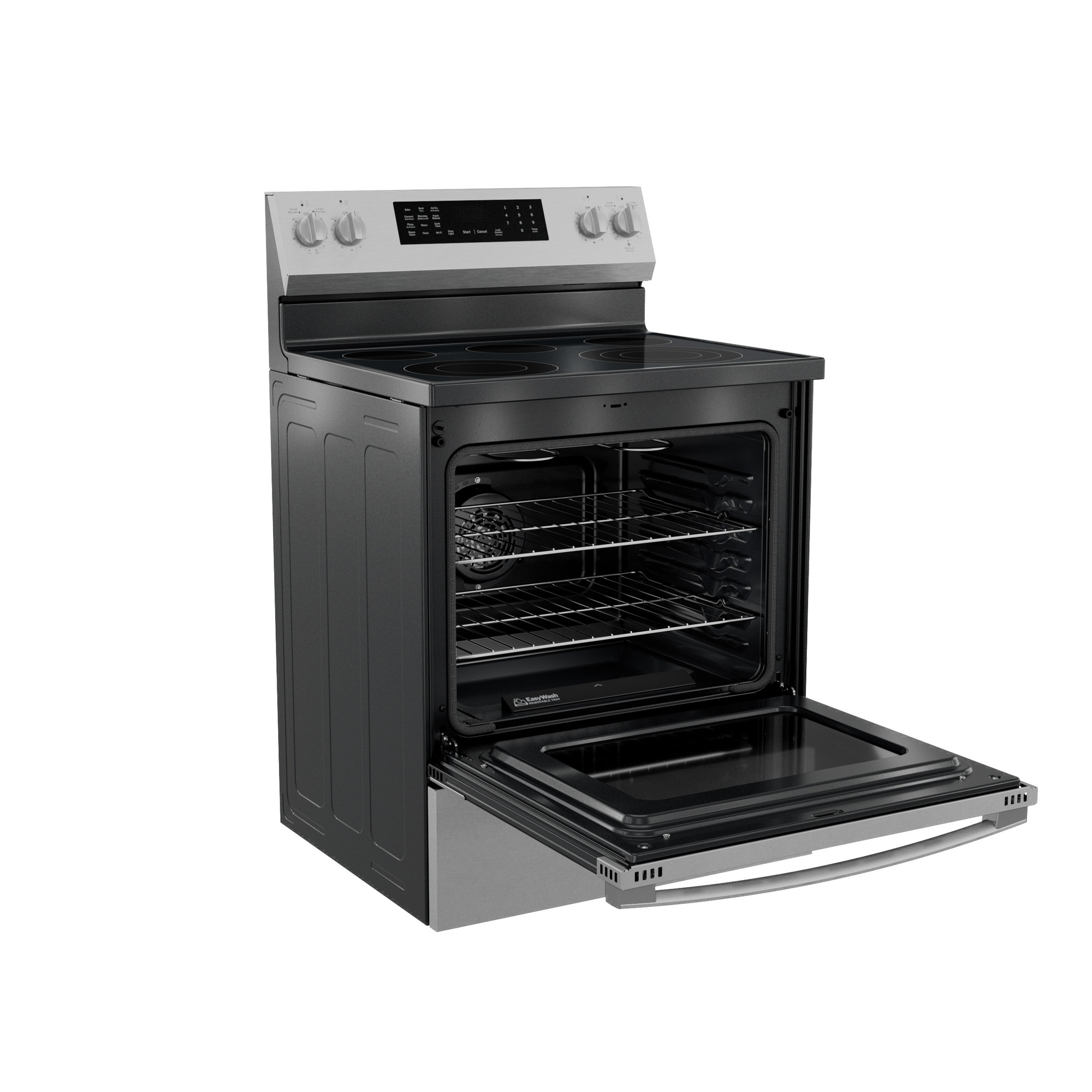30” Smart Free-Standing Electric Convection Range with No Preheat Air Fry and EasyWash Oven Tray PRF700AYFS
