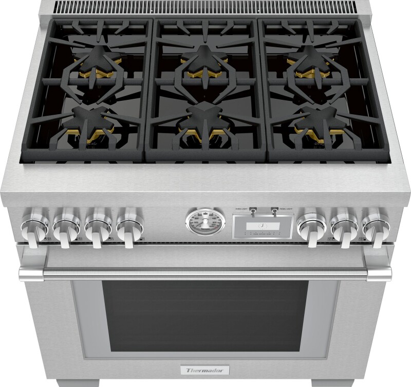 Gas Professional Range 36" Pro Grand Commercial Depth PRG366WG