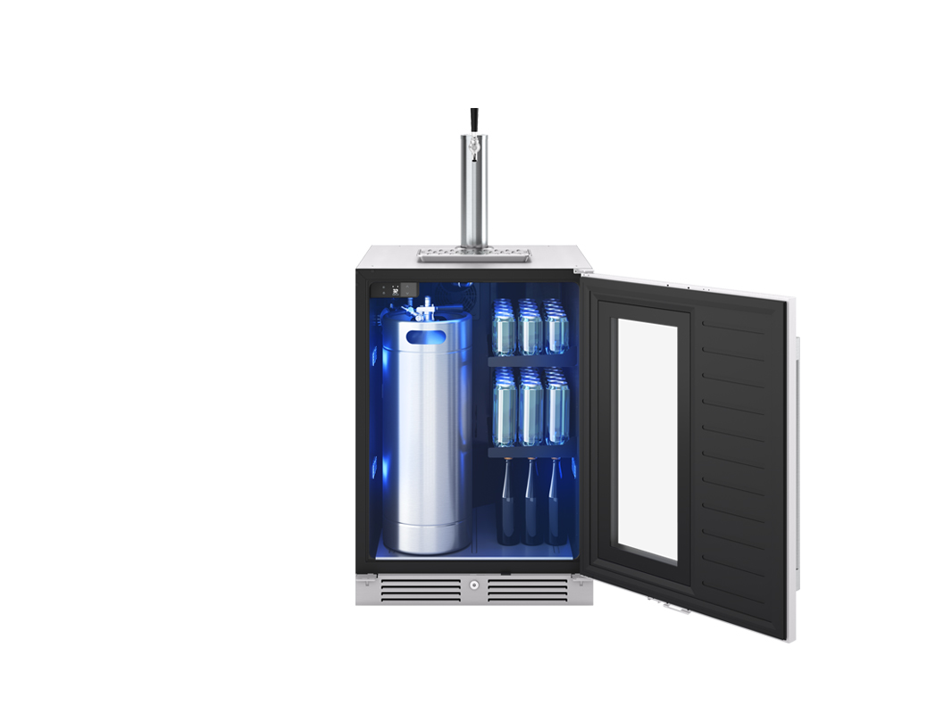 24" Kegerator & Beverage Cooler PRKB24C01AG