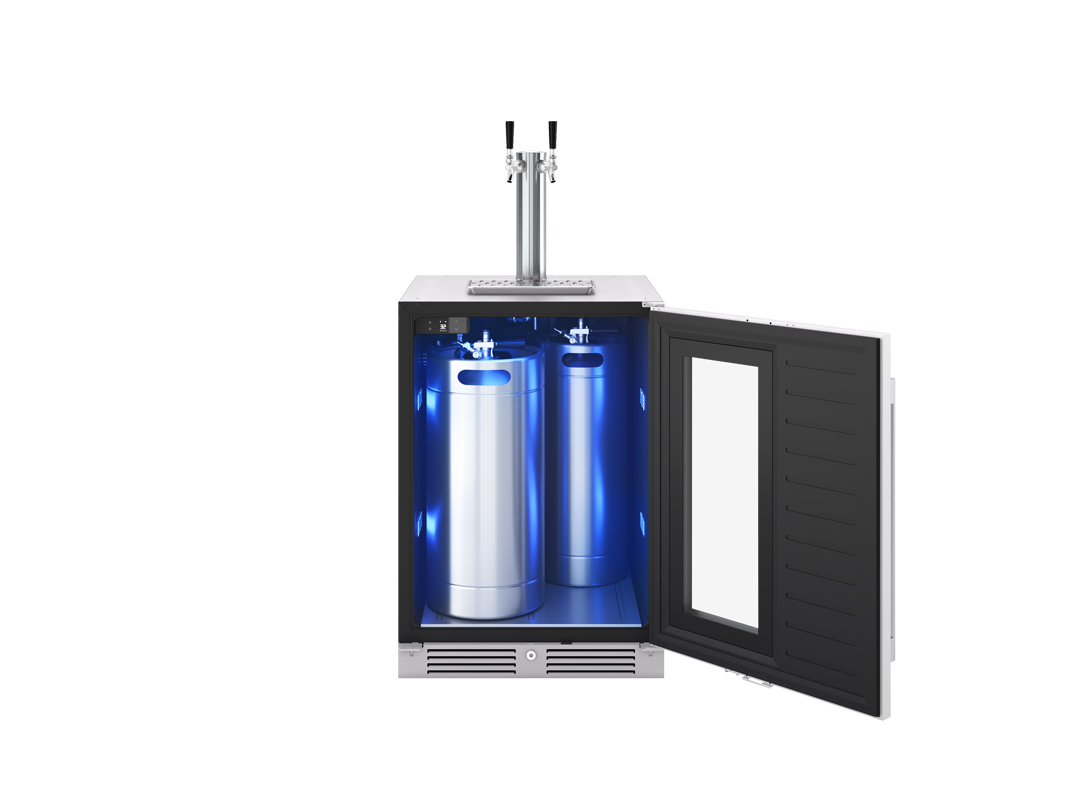 24" Kegerator & Beverage Cooler PRKB24C01AG