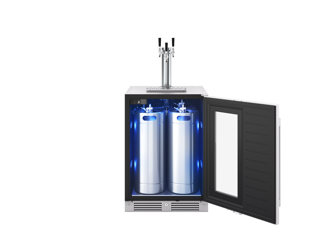 24" Kegerator & Beverage Cooler PRKB24C01AG