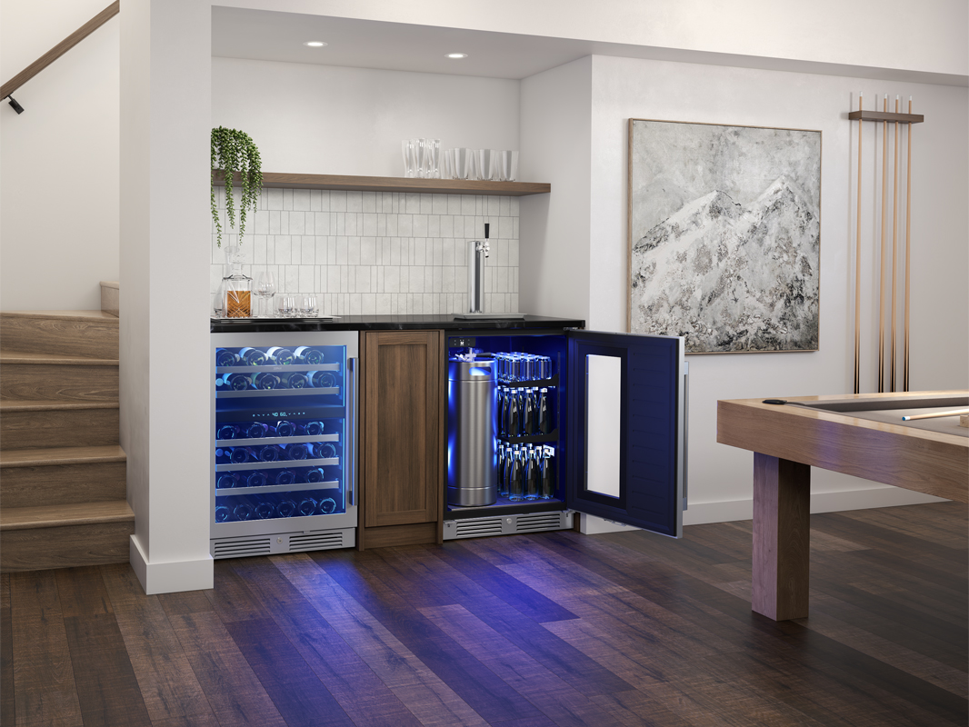 24" Kegerator & Beverage Cooler PRKB24C01AG