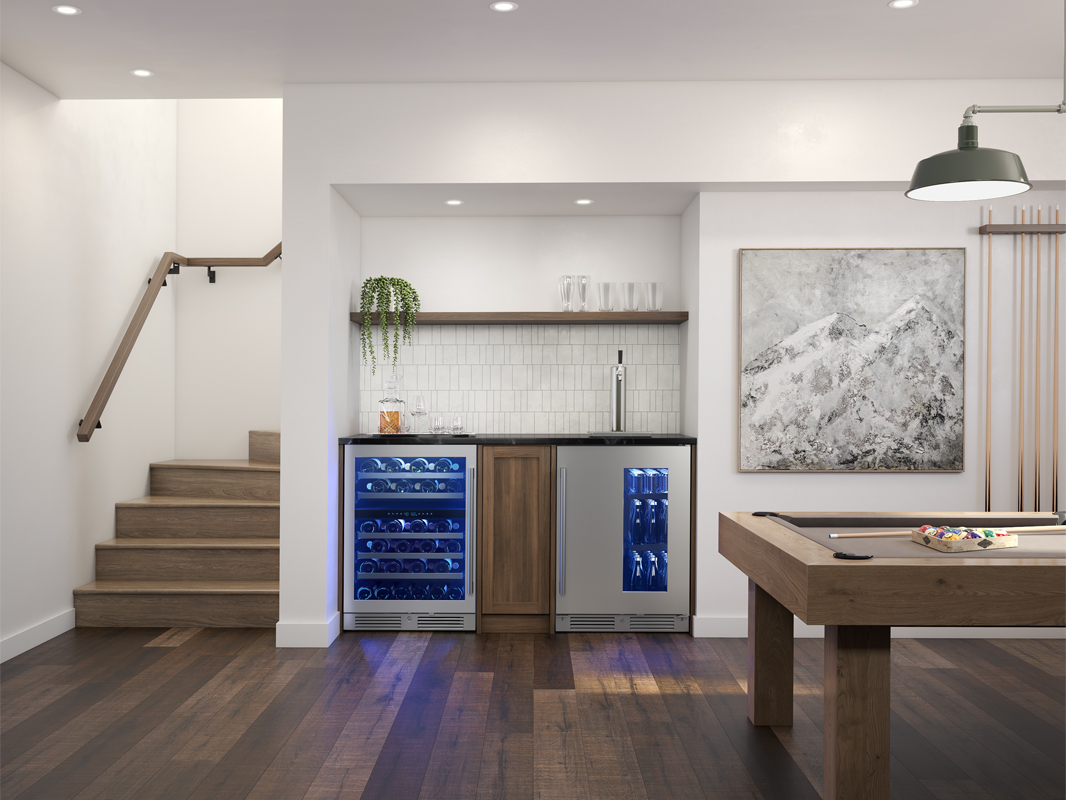 24" Kegerator & Beverage Cooler PRKB24C01AG