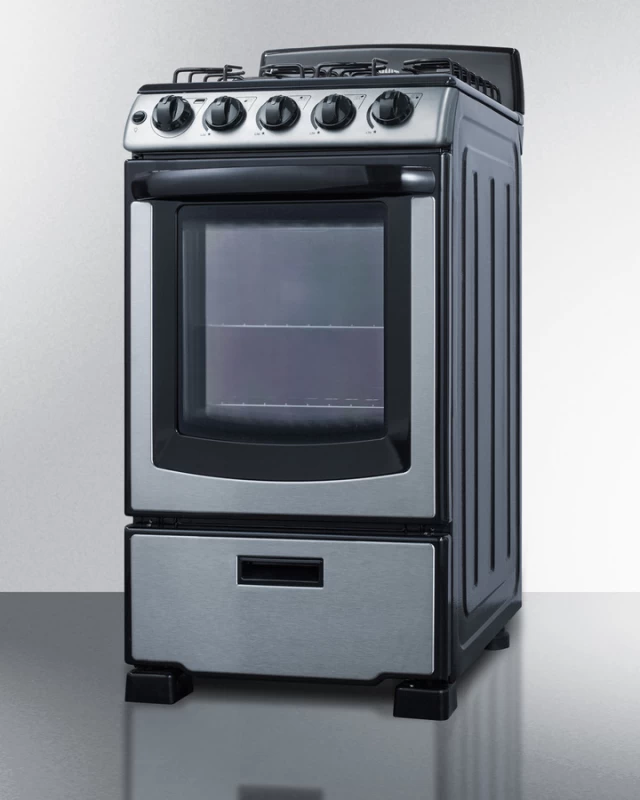20" Wide Gas Range PRO201SS