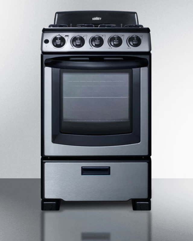 20" Wide Gas Range PRO201SS