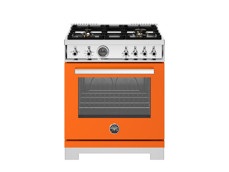 30 inch All Gas Range, 4 Brass Burners PRO304BFGMXT