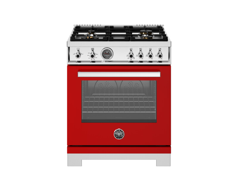 30 inch All Gas Range, 4 Brass Burners PRO304BFGMXT