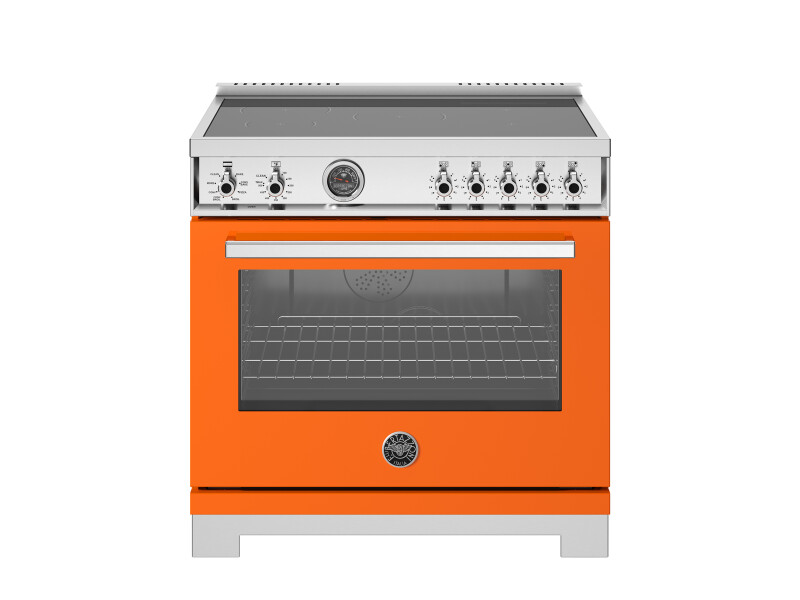 36 inch Induction Range, 5 Heating Zones and Cast Iron Griddle, Electric Self-Clean Oven PRO365ICFEPBIT