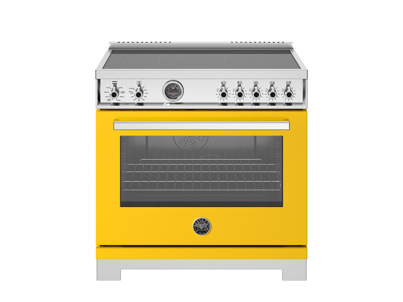 36 inch Induction Range, 5 Heating Zones and Cast Iron Griddle, Electric Self-Clean Oven PRO365ICFEPBIT