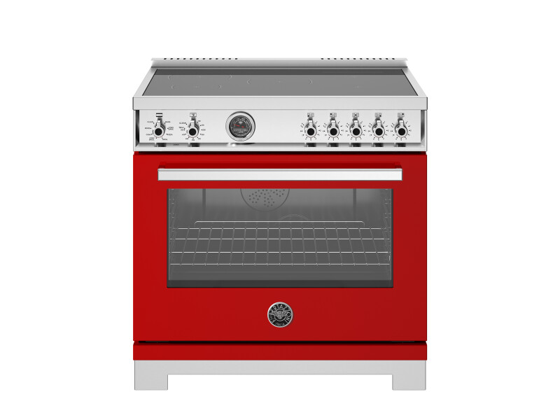 36 inch Induction Range, 5 Heating Zones and Cast Iron Griddle, Electric Self-Clean Oven PRO365ICFEPBIT