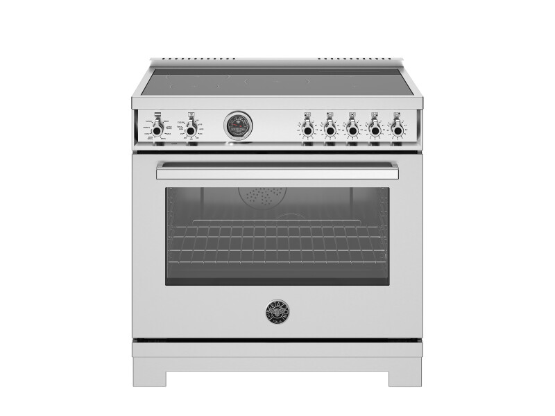 36 inch Induction Range, 5 Heating Zones and Cast Iron Griddle, Electric Self-Clean Oven PRO365ICFEPBIT