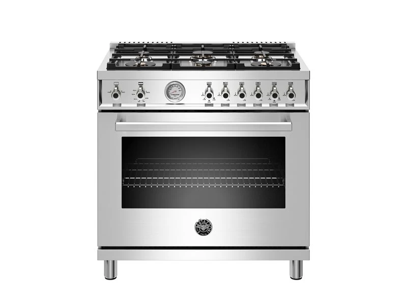 36 inch All Gas Range, 6 Brass Burners PROF366GASXT