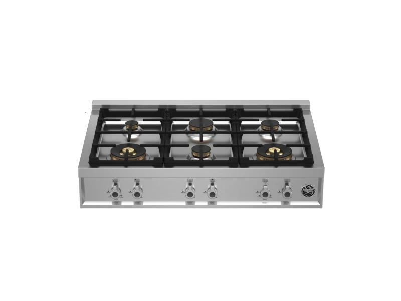 36 Gas Rangetop 6 brass burners PROF366RTBXT