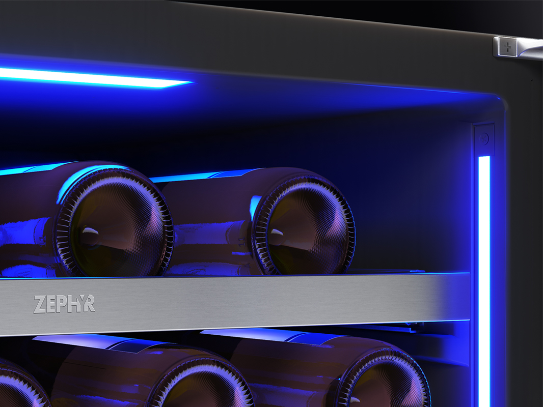 24" Dual Zone Wine Cooler PRW24C02CG