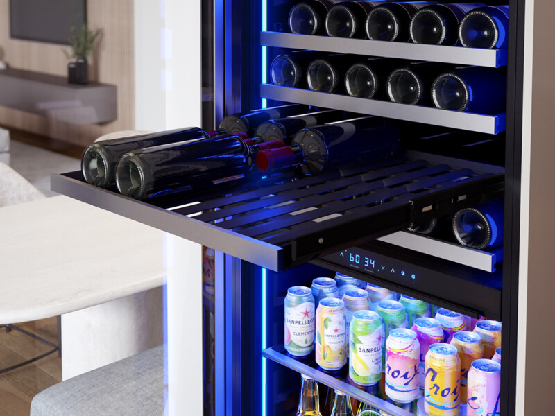 24" Full Size Dual Zone Wine & Beverage Cooler PRWB24F02BG