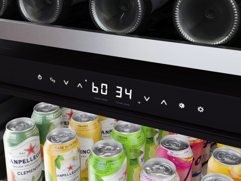 24" Full Size Dual Zone Wine & Beverage Cooler PRWB24F02BG