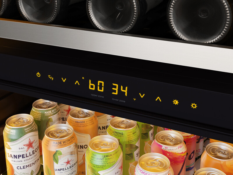 24" Full Size Dual Zone Wine & Beverage Cooler PRWB24F02BG