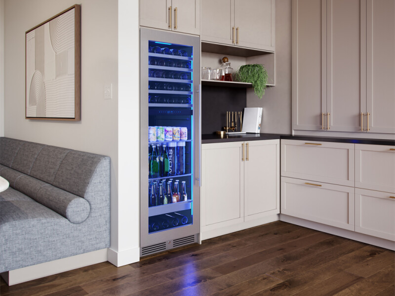 24" Full Size Dual Zone Wine & Beverage Cooler PRWB24F02BG