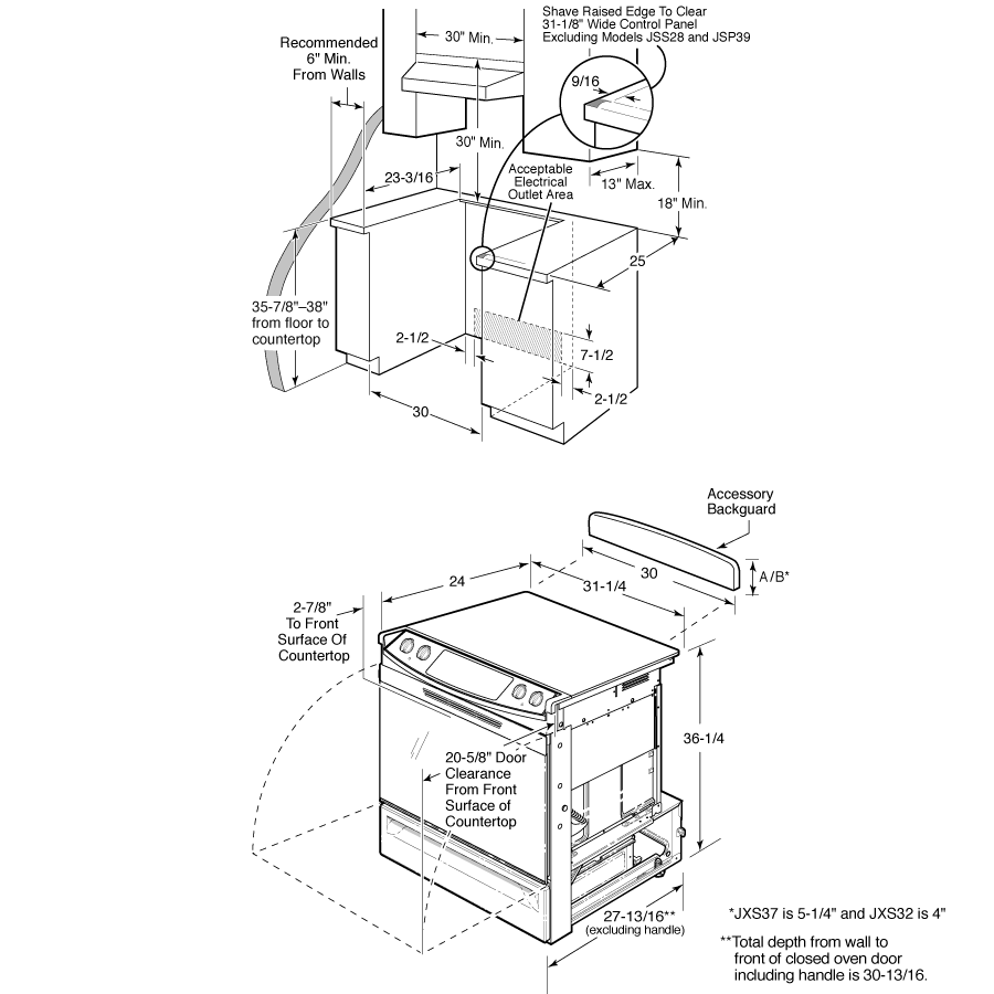 30" Slide-In Electric Range PS900SPSS