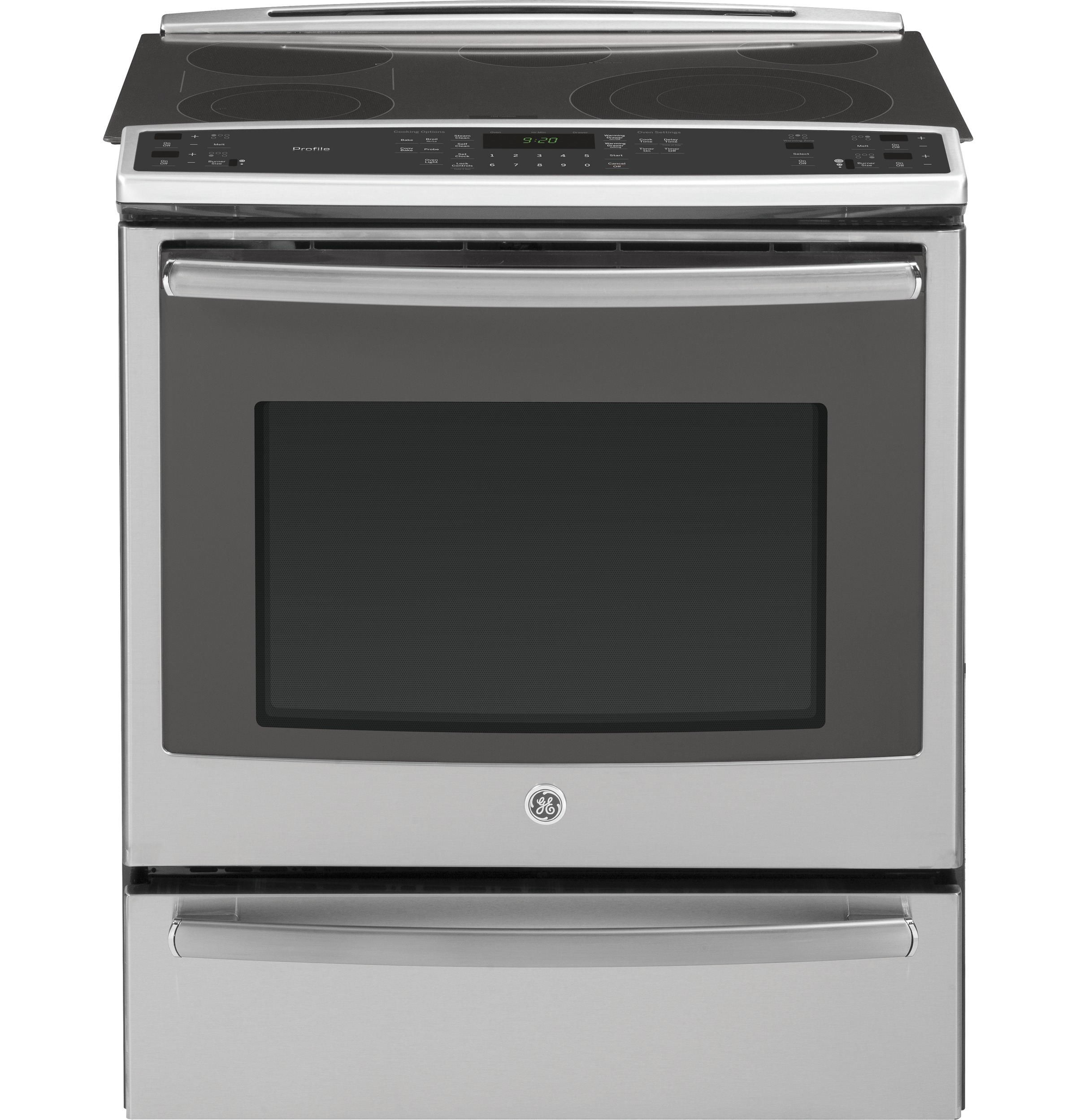 Series 30" Slide-In Front Control Electric Convection Range with Warming Drawer PS920SFSS