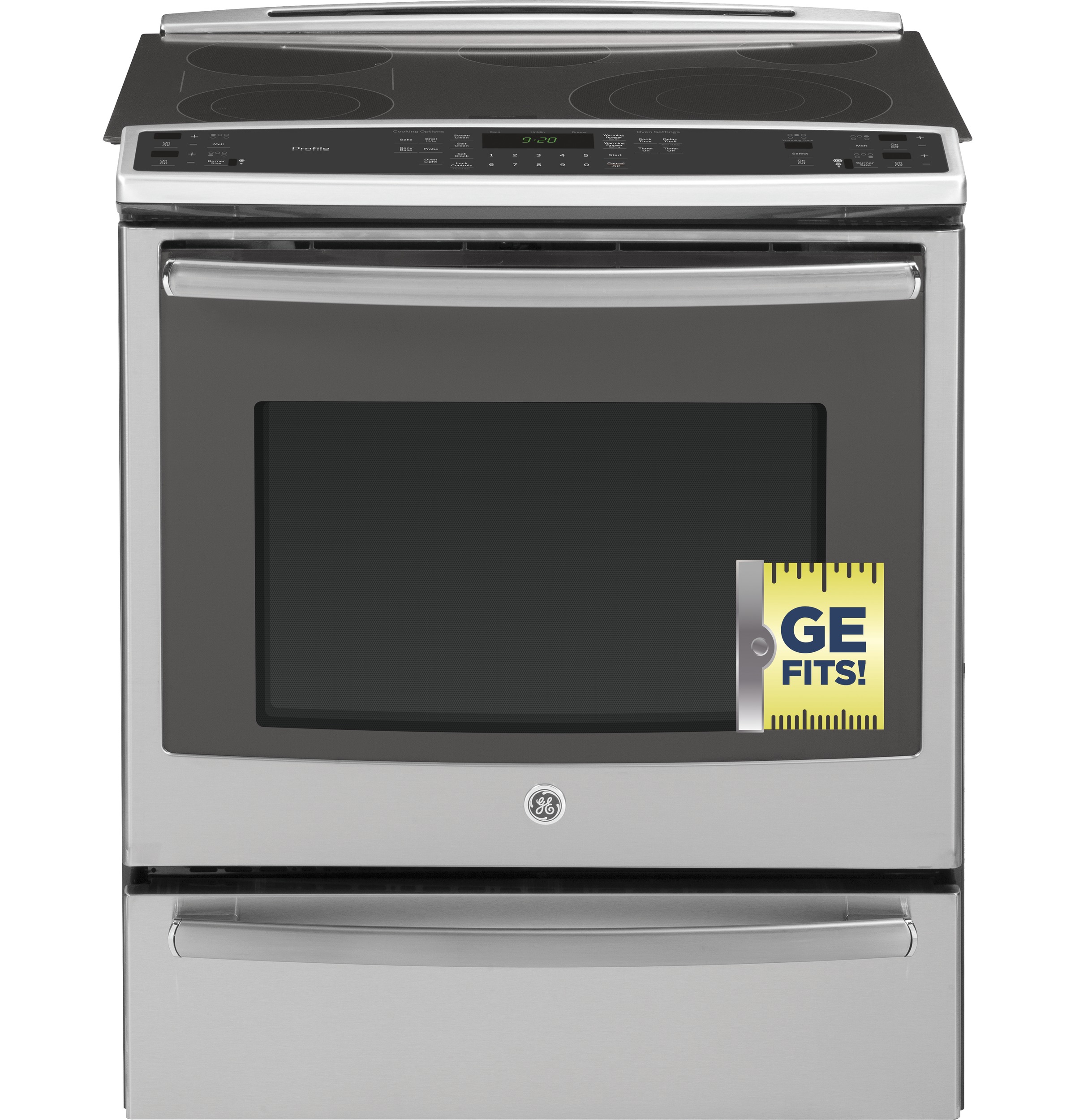 Series 30" Slide-In Front Control Electric Convection Range with Warming Drawer PS920SFSS