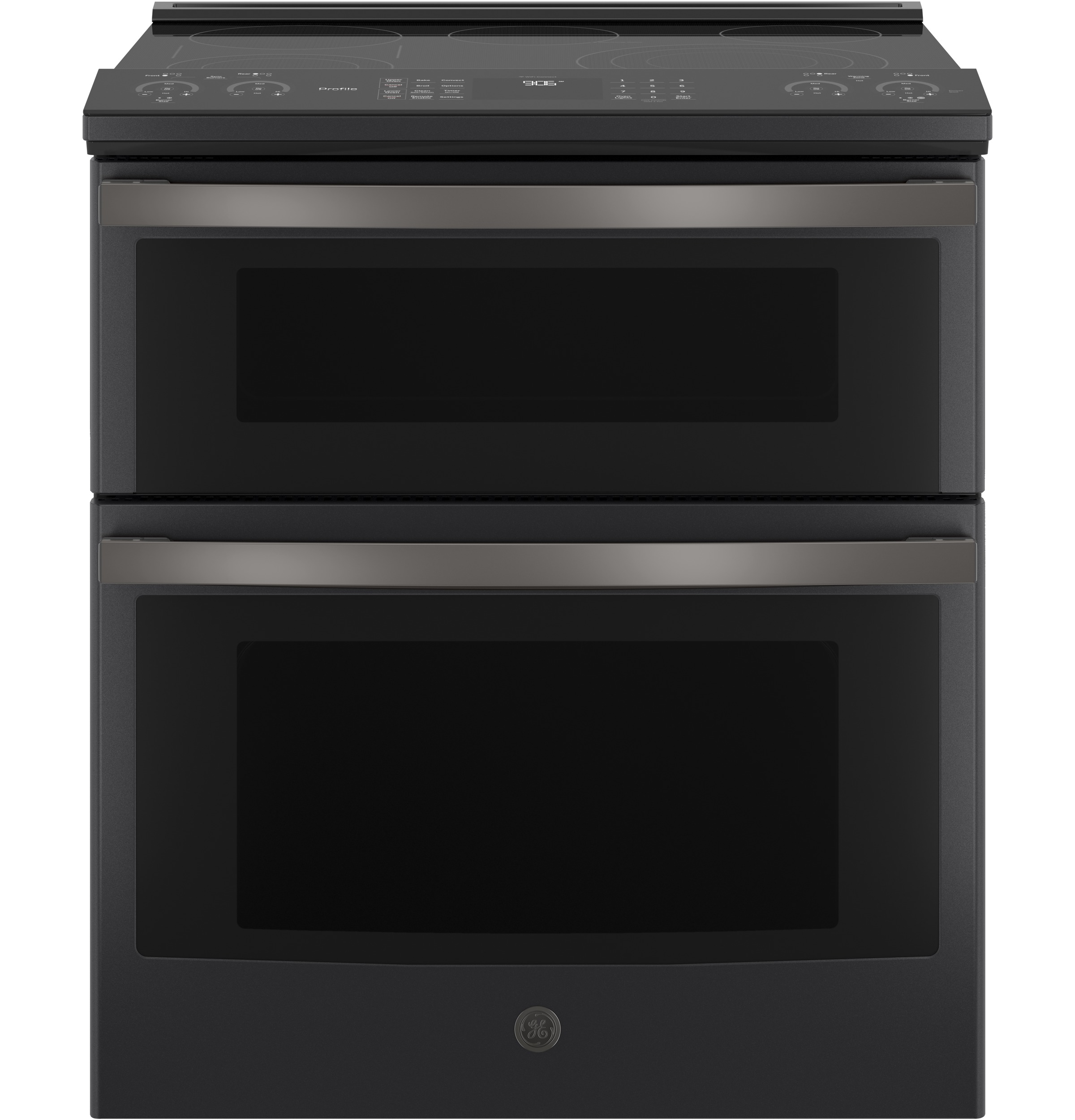 30" Smart Slide-In Electric Double Oven Convection Range PS960FLDS