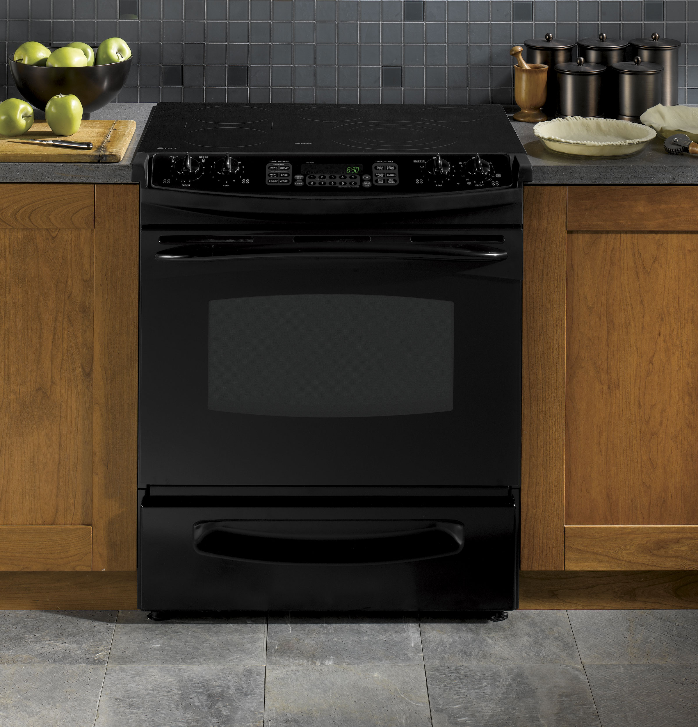30" Slide-In Electric Range PS968DPBB