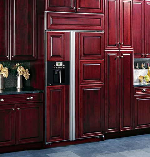 42" Built-In Side-by-Side Refrigerator with Dispenser PSB42LGRBV