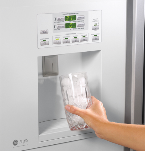 42" Built-In Side-by-Side Refrigerator with Dispenser PSB42LGRBV