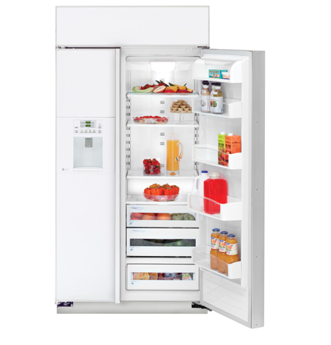 42" Built-In Side-by-Side Refrigerator with Dispenser PSB42LGRWV
