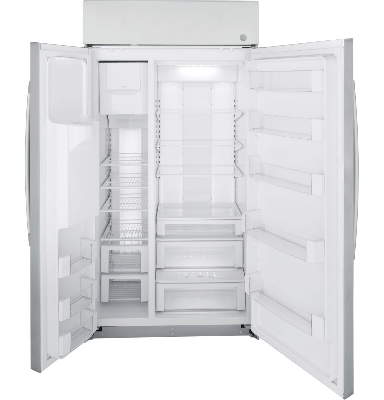 Ge Profile™ 42" Smart Built-in Side-by-side Refrigerator With Dispenser PSB42YSNSS