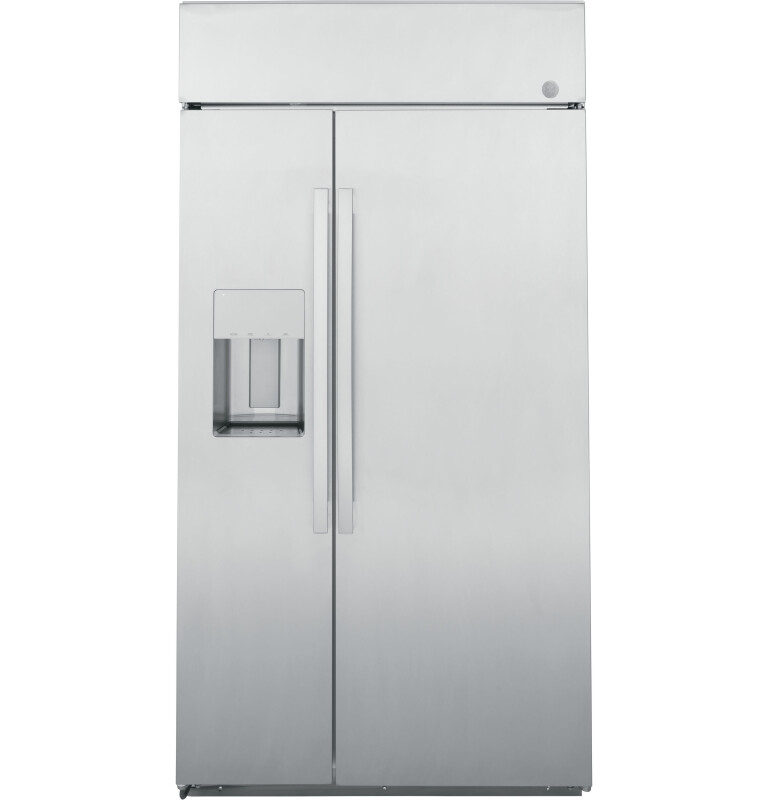 GE Profile Series 42" Smart Built-In Side-by-Side Refrigerator with Dispenser Stainless Steel PSB42YSRSS Picture 1