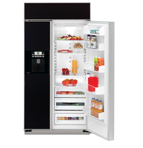 48" Built-In Side-by-Side Refrigerator with Electronic Dispenser PSB48LGRBV