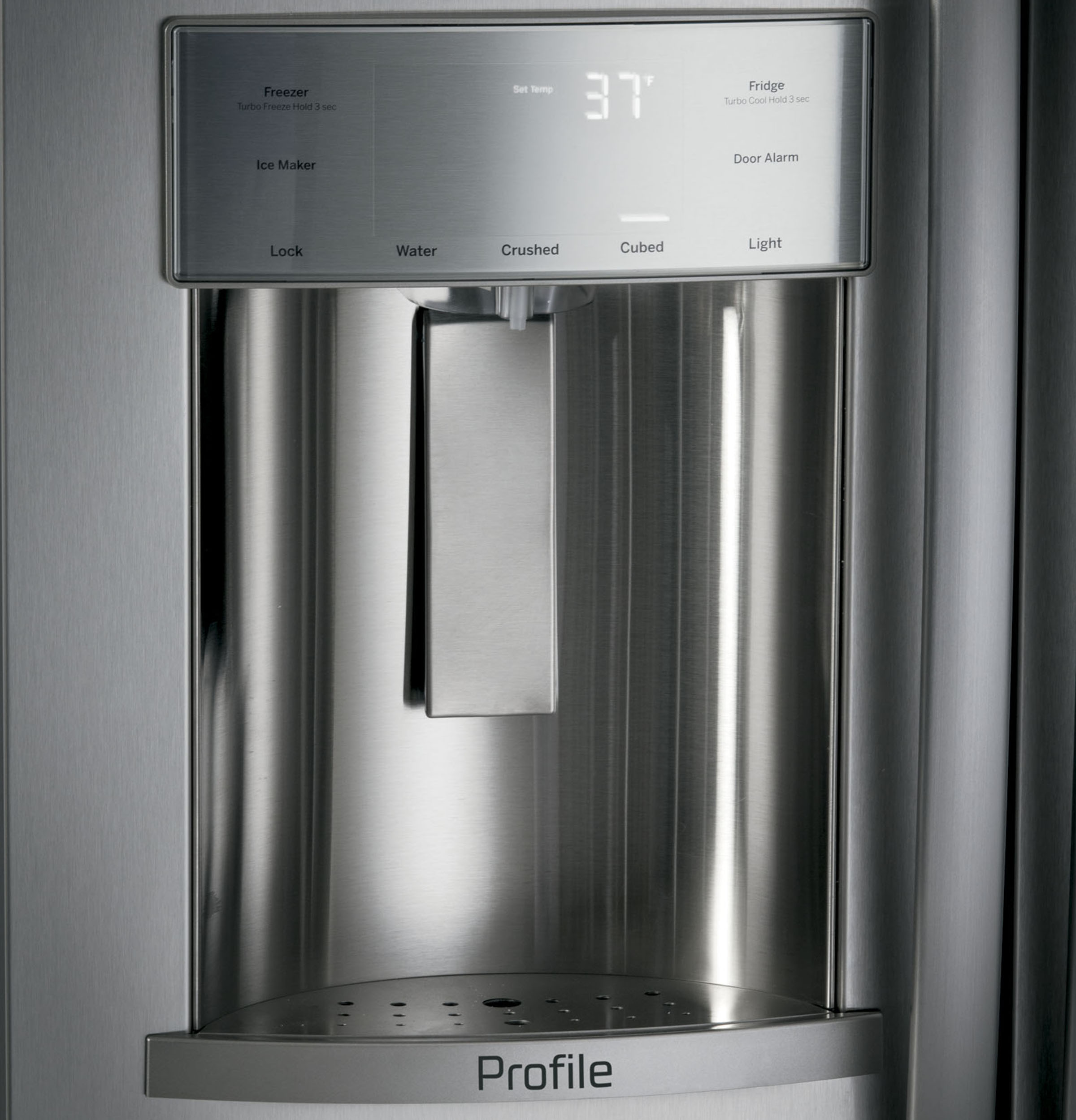 Series 48" Built-In Side-by-Side Refrigerator with Dispenser PSB48YSKSS