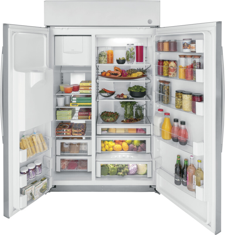 48" Smart Built-In Side-by-Side Refrigerator with Dispenser PSB48YSNSS