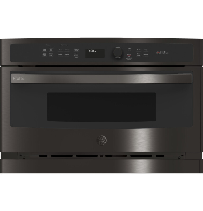 GE Profile 27 in. Single Wall Oven Advantium Technology Black Stainless PSB9100BLTS Picture 1
