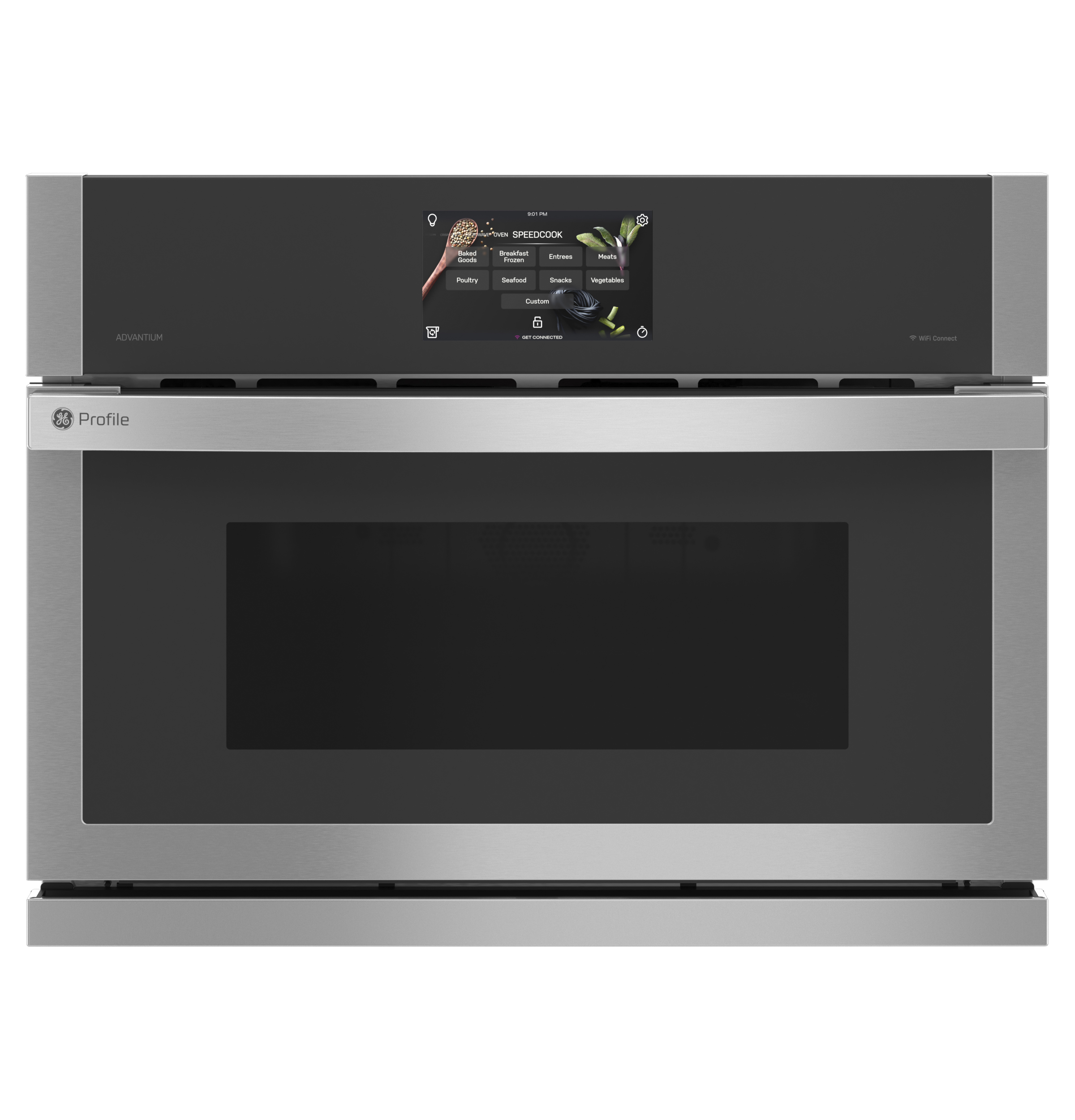 27" Single Wall Oven with 120V Advantium Technology PSB9100SVSS